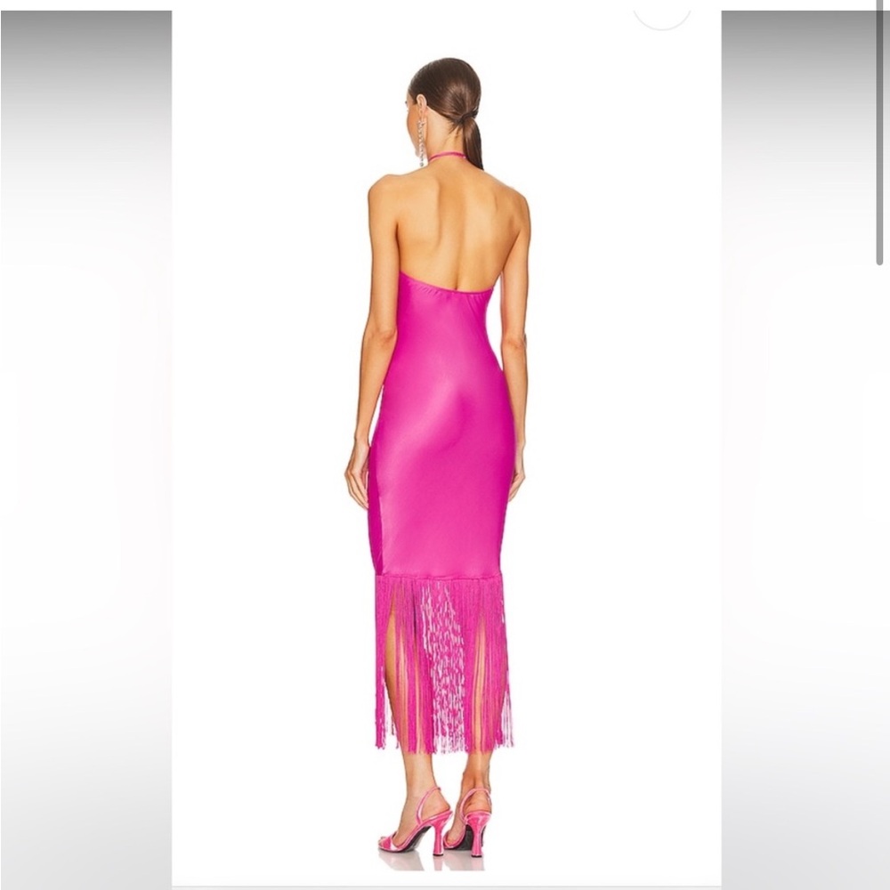 Camila Coehlo Payton Maxi Dress in Hot Pink Size XXS - Picture 2 of 8